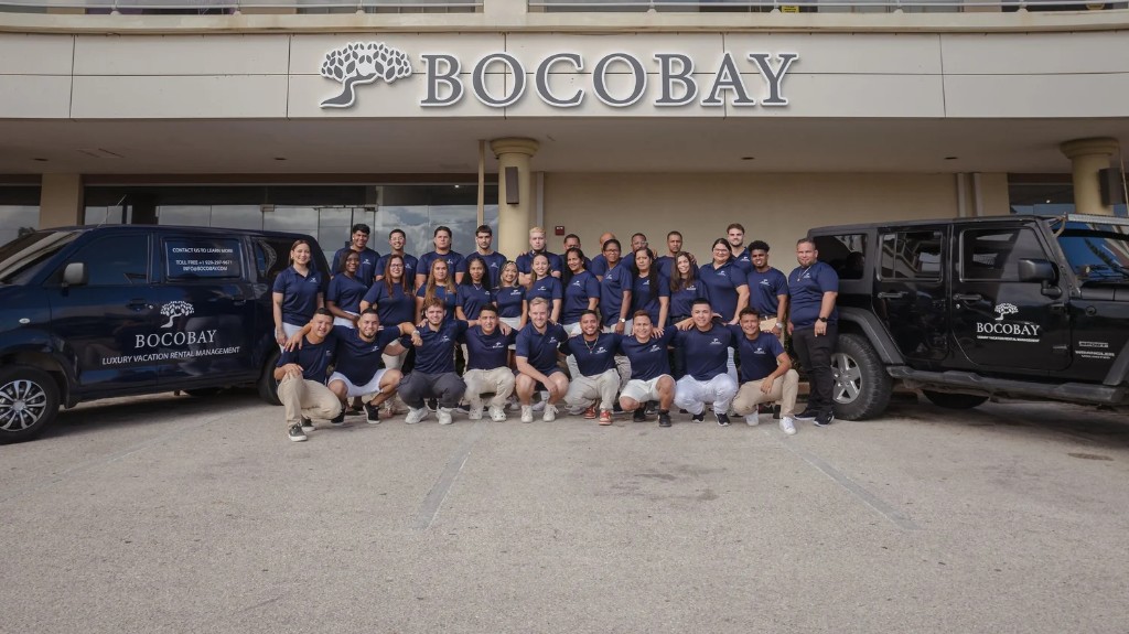 Bocobay team photo in front of office